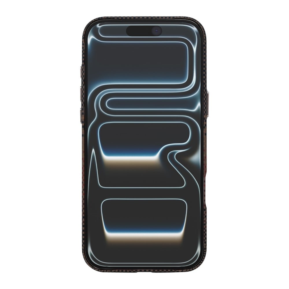 Rixus Alpine Ultra-Slim Case With MagSafe Compatible RXA130 For Apple iPhone 17 Pro Max, 18 Pro Max Stripe Brown