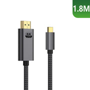 Rixus RXHU15 USB-C To HDMI Cable Premium 4K 1.8m Space Gray